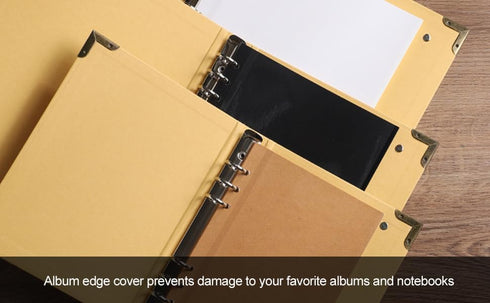 20pcs Bronze Metal Book Corner Guards Scrapbook Photo Album Diary Cover Corner Decorative...