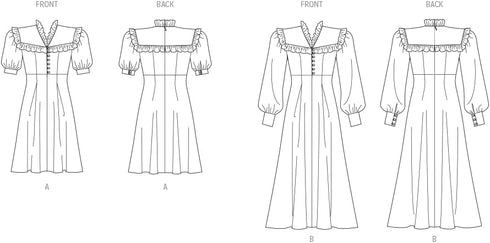 Vogue Misses' Lined Fit and Flare Dress Sewing Pattern Packet, Design Code V2005, Sizes 16-18-20-22-24, Multicolor...