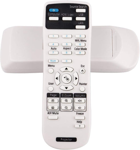 Replacement Projector Remote Control for Epson 1648806 EX3200 EX3240 EX5240 EX5250 EX7240 EX9200 VS240 VS340 VS345 PowerLite 1224 1264 1284 Home C...