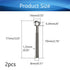 MroMax M8 x 70mm Machinery Shoulder Swing Lifting Eye Bolt, 2Pcs 304 Stainless Steel Metric Thread Lifting Eye Bolt for Home Renovation, Pipeline ...