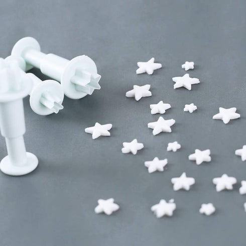 Star Small Fondant Plunger Cutter Set Cake Cookies Decorating Tool Mold-Tiny 3 Pieces?Mini?...