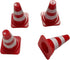 44pcs Miniature Plastic Traffic Light Street Road Training Roadblock Cone Cognitive Toy Playset for Chidren Sets...