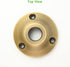 Sturdy Cast Brass Surface Mounting Plate Low Voltage Landscape Lighting Accessories Antique Bronze 2pcs...