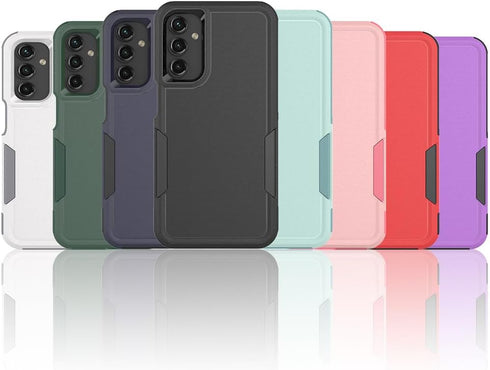 for Samsung Galaxy A15 5G Case: Dual Layer Protective Heavy Duty Cell Phone Cover Shockproof Rugged with Screen Protector - Military Protection Bu...