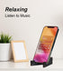 Cell Phone Stand, Phone Stand for Desk, Foldable & Portable iPhone Stand, Phone Holder Stand Compatible with All Mobile Phone, iPhone, iPad Mini, ...