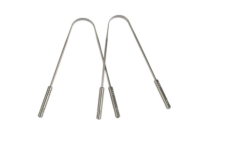 TONGUE CLEANER 100% GENUINE STAINLESS STEEL (PACK OF 2) TONGUE SCRAPER BY DR. WIN STOP BAD BREATHE,LIMPIADOR DE LENGUAY ORAL CARE…...