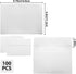 100 Packs White A4 Envelopes,4x6 Envelopes for Invitations,4x6 Envelopes,Printable invitation envelope,Photos, greeting cards, mailings,postcards,...