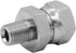 (2-PACK) 1404-04-08 Hydraulic Hose Adapter Fitting 1/4" Male (1/4"-18NPTF) × 1/2" Female Swivel (1/2"-14NPSM) SAE Straight Pipe Joints Tube Connec...