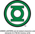 Green Lantern Blackest Night Orange Lantern Logo Round Cufflink Set Silver Color...