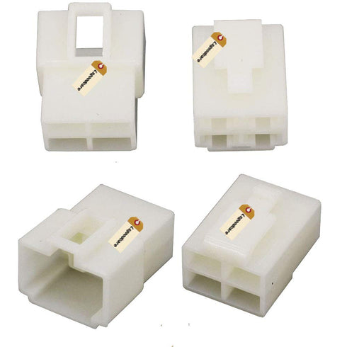 Lsgoodcare 472Pcs 6.3MM 1 2 3 4 6 8Pin Automotive Electrical Wire Connector Male Female Socket Plug and Pin Header Crimp Wire Terminals Box Kit fo...
