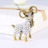 Opexicos 2Pcs Fashion Alloy Pearl Goat Brooch Cute Animal Brooches Clothing Accessories Children's Holiday Gift...