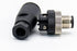 M12 Field Wireable Connector 4 Pin Straight Cable Mount Aviation Plug Waterproof IP67 Industrial Circular Sensor Connector (Male Plug, A Code)...