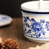 Retro Ceramic Blue and White Sugar Bowl Seasoning Pot Storage Jar with Lid...