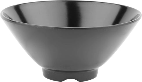 G.E.T. 0180-BK-EC Melamine Rice/Cone Bowl, 8 Ounce, Black (Set of 4)...