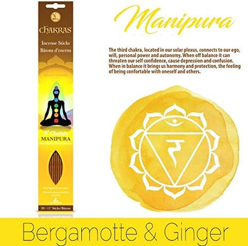 Chakras Natural Incense Sticks Essential Set. 140 Sticks, Each Lasting 1+ Hour Perfect for Meditation, Reiki, Yoga, Relaxation, & Healing! Natural...