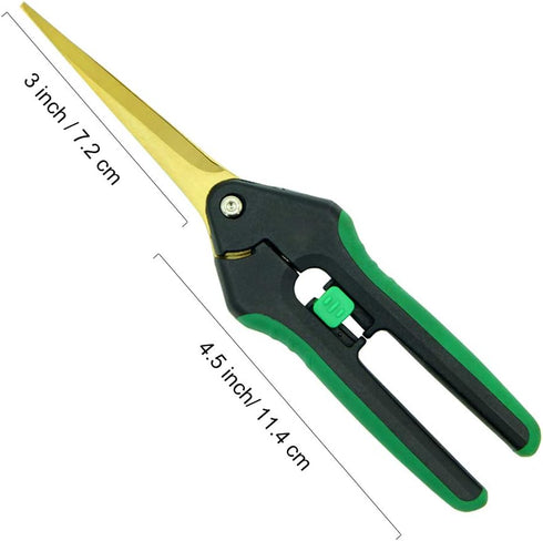 LDK Garden Pruning Shears Straight Tip Garden Trimming Scissors, Perfect Hand Clippers for Gardening and Small Plants...