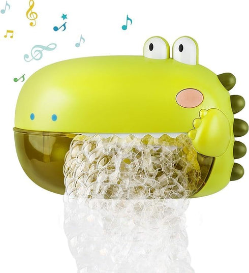 Lehoo Castle Baby Bath Toys, Automatic Bath Bubble Machine, Dinosaur Bathtub Bubble Maker with 12 Songs, Bathtime Shower Bathtub Toys for Toddlers...
