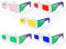 GloFX Color Therapy Paper Glasses - 5 Pack - Chakra & Chromotherapy Light Therapy...