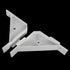 12PCS 90 Degree Cabinet Triangle Bracket Plastic White Corner Support Braces for Furniture Cabinets and Other Accessories...