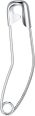 100 Pack Curved Safety Pins 1.5 inch Size 2 for Quilting Sewing?Basting Pins...