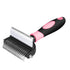 Dog Grooming Brush for shedding with 2 in 1 Professional Deshedding Tools and UNDERCOAT Rake for Long and Short Haired Dogs with Double Coat with ...