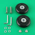 Luggage Suitcase Wheels 70mm x 24mm/2.75"x0.94" w/ABEC 608zz Skate Inline Outdoor Replacement Wheels, One Set of (2) Wheels (OD:70 W:24 ID:6 Axles...