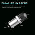 Keiurot GE44 47 756 755 Bulb Ba9s Led Bulbs for Pinball Led Bulbs Pinball Machine Light Bulb Fits Fender 1893 1895 Light Bulb 6.3V 6V DC White Pac...