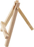 30 Pack 5" Mini Wood Display Easel,Natural Wood Display Stand for Displaying Small Canvases,Business Cards,Photos,DIY Crafts,Home Decorations (2.7...