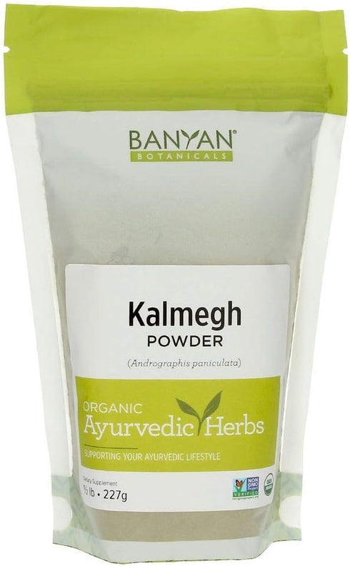 Banyan Botanicals Organic Kalmegh Powder - Andrographis paniculata - 1/2 lb - Bitter Herb for Immune Health and Respiratory Support*- Non-GMO Sust...