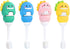 Baby Toothbrush Soft Bristles for Toddlers & Children Aged 1-4 Fun Dinosaurs Shape for 360 Degree Cleaning Gifts for Kids’ Birthday (4 Count (Pack...