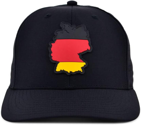 Local Crowns Germany Patch Cap, Snapback Hat for Men and Women, Germany Flag Hat Black...