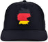Local Crowns Germany Patch Cap, Snapback Hat for Men and Women, Germany Flag Hat Black...