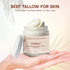 100% Grass Fed Beef Tallow for Skin Care - Organic Beef Tallow Moisturizer for Face + Body, Whipped Moisturizer for Sensitive Skin Soft, Smooth, T...