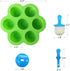 Mini Silicone Popsicle Mold, 7-cavity DIY Ice Pop Mold with Colorful Plastic Sticks, Popsicle Makers for Egg Bites, Lollipop and Ice Cream Mould, ...