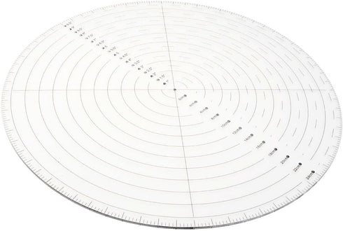 10" Round Center Finder Compass for Wood Turners Lathe Work, Clear Acrylic for Drawing Maker Circles, Wood Turning For Locating Center woodworking...