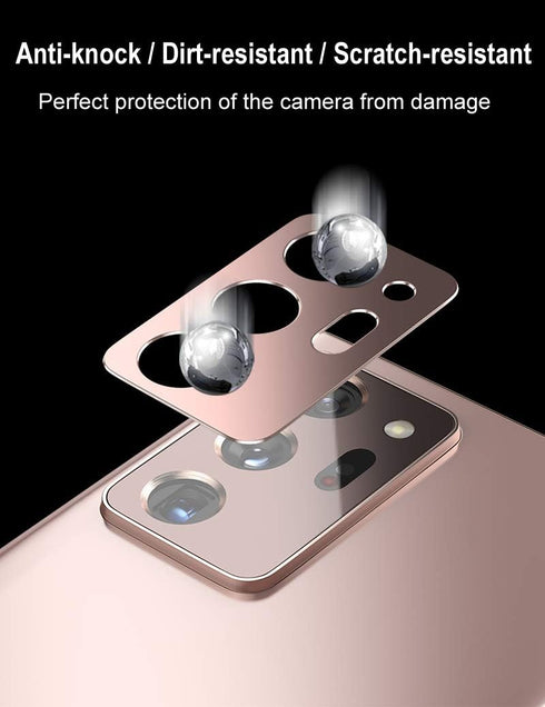 2 Pack Metal Camera Lens Protector for Samsung Note 20 Ultra, Galaxy Note 20 Ultra Camera Protector, Note20 Ultra 5G Camera Screen Protector Full ...