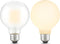 Vanity Light Bulbs for Bathroom?Dimmable G25/G80 Globe Light Bulbs E26 4W(40W Equivalent)?AC120V Warm White 2700K 350LM,Round Light Bulbs for Make...
