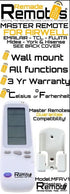 Master Universal Air Conditioner Remote for Airwell...