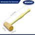 Natural Rawhide Mallet Tool, Professional Rawhide Hammer Head Mallet for Rounding Ring Shanks, Jewelry Making, Leather working, Woodworking, Size ...