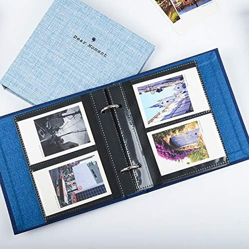 Ablus 100 Pockets Mini Photo Album - Fits for Fujifilm Instax Mini 9 Mini 8 Mini 90 Mini 25, Polaroid Snap PIC-300, Kodak Mini 3-Inch Film?Cobalt ...