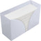 Paper Towel Holder Dispenser for Countertop, Kitchen or Bathroom - White Acrylic Napkin Holders Great Disposable Hand Towel Tray for Z-Fold, C-Fol...