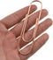 HAHIYO Paper Clips Sturdy 4 inches Length 14 Pack Paperclips Heavy Duty Tight Grip Rust Proof Reusable Metal Bright Rose Gold for Home Office Scho...