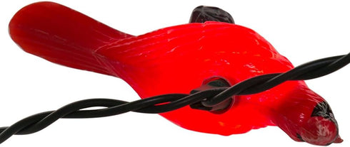 Kurt Adler UL0676 Red Cardinal Light Set, 10 Light...