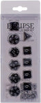 Ultra PRO - Eclipse 11 Dice Set (Jet Black) - Great Dice Set for All Kinds of Card Games and Board Games Such As, DND, MTG, and RPG - UP Your Game...