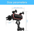 Phone Holder Mount for Car, Adjustable Durable Gravity Phone Holder for Air Vent with Clip, Compatible with 4-7" Mobile Phones, Devices, Fit for M...