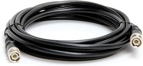 Cmple - BNC Male to BNC Male, RG59u, 75ohm coaxial Cable (Black, 12FT)...