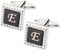 Mens Cufflinks Classic Shirt Business Wedding Initials Alphabet with Gift Box A-Z...