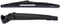 Rear Wiper Arm Blade Set for Jeep Wrangler JK 2007-2018 Rear Windshield Wiper Arm Blade Assembly 68002490AB...