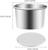 HOMSFOU 2 Inch Cake Pan Set of 4 Aluminum Alloy Round Cake Baking Pans Small Cake Pans for Cupcake Brownies Souffle Pie Muffins Cheesecake...