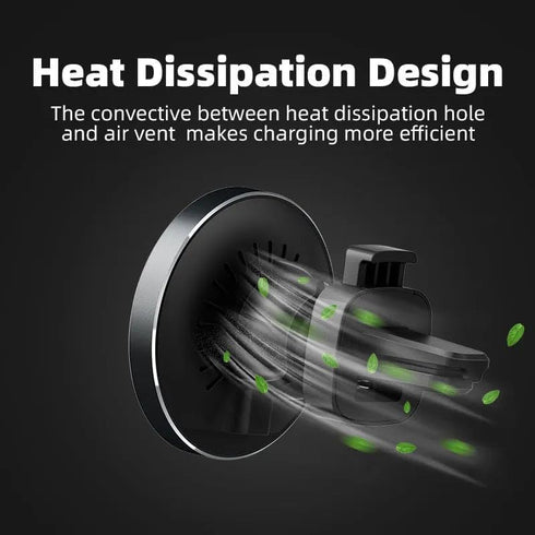 Magnetic Wireless Car Charger Compatible with Magsafe case and iPhone 15/14/13/12 Pro Max Mini,15W Fast Charging Phone Holder Car Air Vent Mount.....